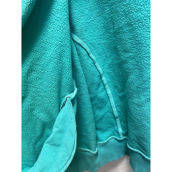 Life Is Good Womens Full Zip Hoodie Jacket Turquoise Size L 100% Cotton With Fle - Picture 7 of 9